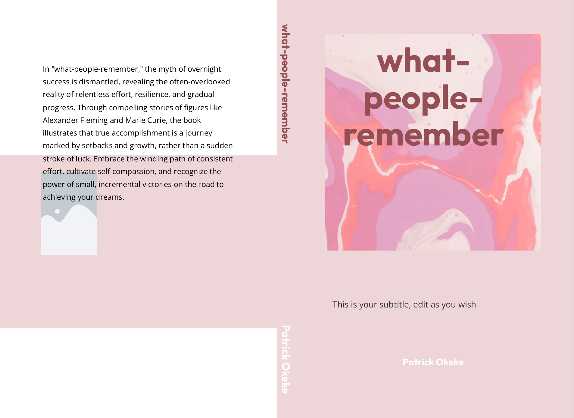 What people remember. book cover